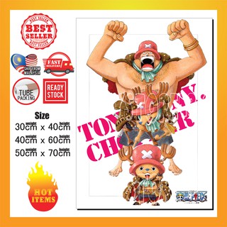 โปสเตอร์สติกเกอร์ติดผนัง ลายการ์ตูนอนิเมะ One Piece Luffy Mugiwara Straw Hat Yonko Kaido Zoro Nami Franky Boa Law 26 ชิ้น