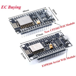 บอร์ดทดลอง Esp8266 CH340 CP2102 Wifi โมดูลไร้สาย NodeMcu V3 V2 Lua IoT อินเตอร์เน็ตของสิ่งต่าง ๆ ESP-12E พร้อมเสาอากาศ PCB