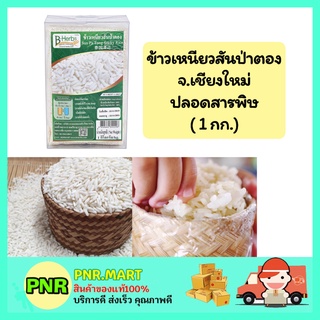 PNR.mart_(1kg) B-HERB บีเฮิร์บ ข้าวเหนียวสันป่าตอง จ.เชียงใหม่ ปลอดสารพิษ ข้าวสาร อาหาร ข้าวเพื่อสุขภาพ sticky Rice