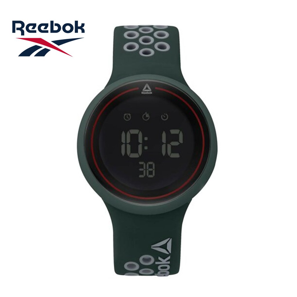 Reebok Watch รุ่น RD-DUR-G9-PGIG-BA นาฬิกาข้อมือสายซิลิโคนเขียวเข้ม