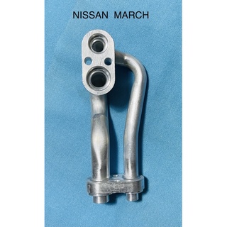 แป็บคู่ ต่อวาว์ลแอร์กับคอยล์เย็น NISSAN MARCH,AMERA’2012