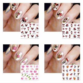 แทททูติดเล็บ Nail Tattoo สติ๊กเกอร์ลอกน้ำ