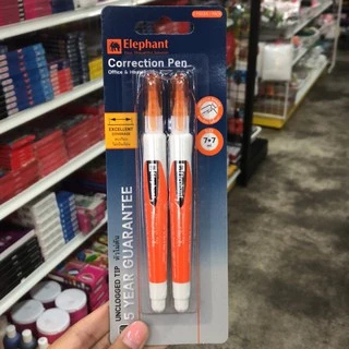 ปากกาลบคำผิด น้ำยาลบคำผิด ตราช้าง ELEPHANT Correction Pen 3/4.2/7/12 ml