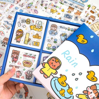 สติ๊กเกอร์ลายการ์ตูน sticker สติกเกอร์ เลือกลายได้ (10แผ่น)