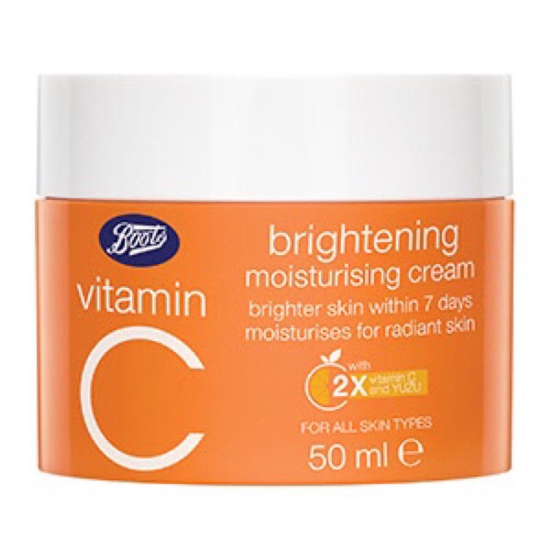 🔥แท้/พร้อมส่ง🔥 มอยส์เจอร์ไรซิ่งครีม Boots Vitamin C Brightening Moisturising Cream