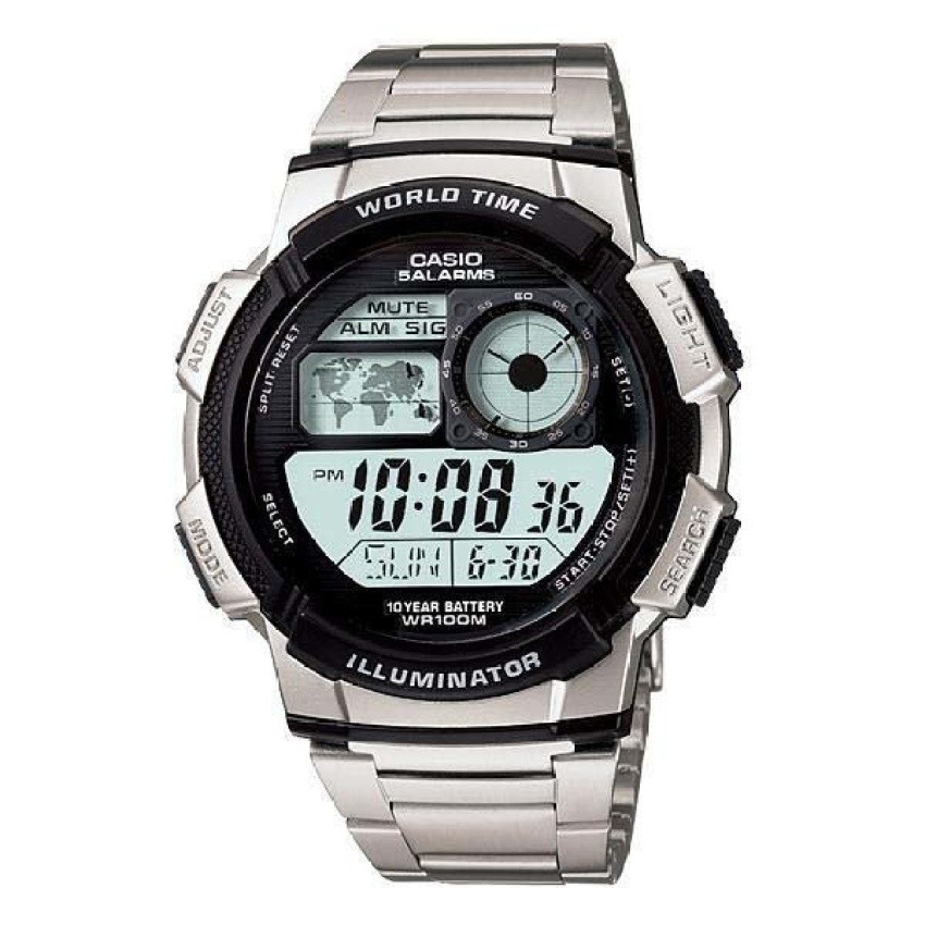 Casio Standard นาฬิกาข้อมือ - รุ่น AE1000WD-1A (Silver) ของแท้ รับประกันศูนย์ 1 ปี #0