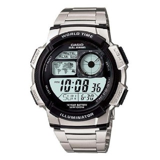 Casio Standard นาฬิกาข้อมือ - รุ่น AE1000WD-1A (Silver) ของแท้ รับประกันศูนย์ 1 ปี