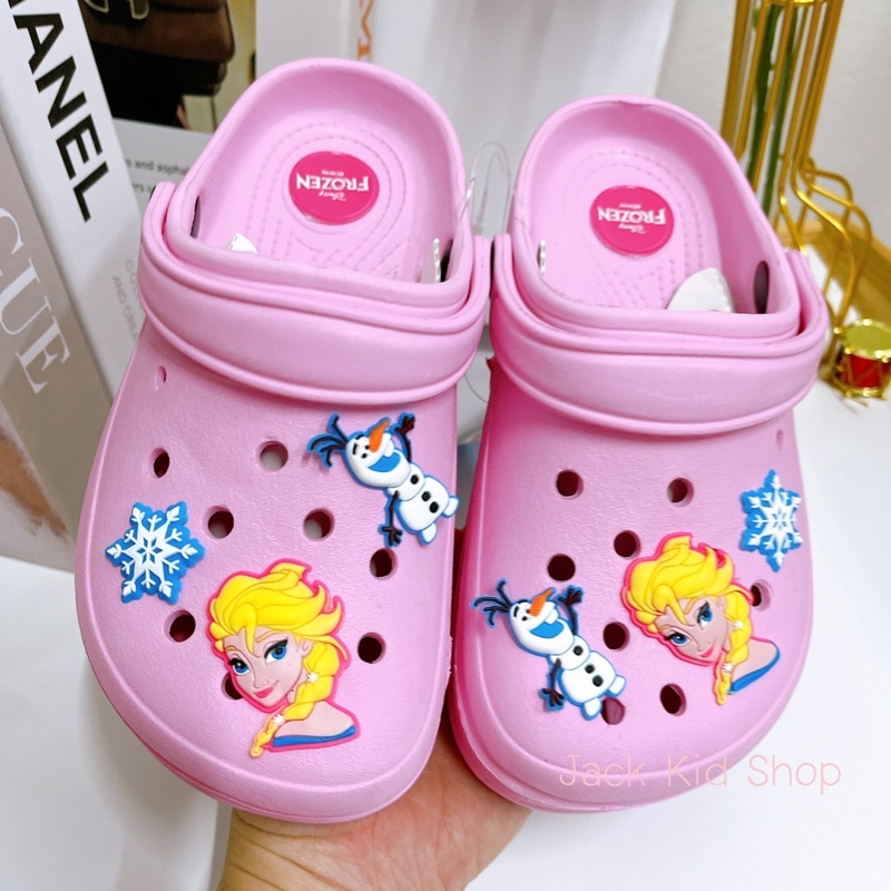รองเท้าเด็ก แบบสวม ลายโฟรเซ่น ลิขสิทธิ์แท้ สวยใส่สบาย ลายใหม่ ไม่ซ้ำใคร
