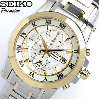 Seiko Premier Alarm Chronograph Sapphire รุ่นSNAF32P1