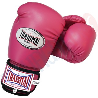 🔥🔥นวม ชกมวย Thaismai นวมมวย รุ่น BG-124 - สีบานเย็น Boxing Gloves Pink PU