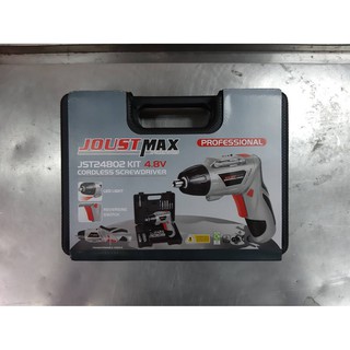 สว่านไฟฟ้าไร้สาย ขนาดพกพา JOUST MAX JST24802 kit 4.8V Cordless Electric Screwdriver