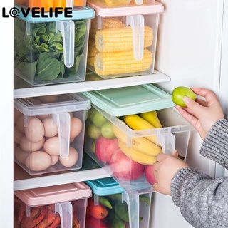 [กล่องลิ้นชักเก็บของพร้อมฝาปิด] [Bpa Free] กล่องเก็บอาหารสําหรับซีเรียลขนมขนมขบเคี้ยวห้องครัว