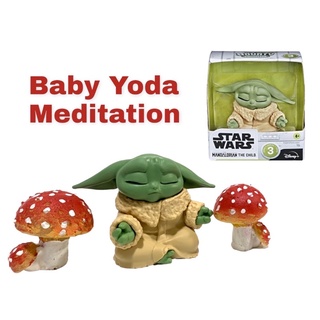 💚พร้อมส่ง สิขสิทธิ์แท้จากอเมริกา  Baby Yoda เบบี้โยดา นั่งสมาธิ Star Wars The Mandalorian Baby yoda Meditation