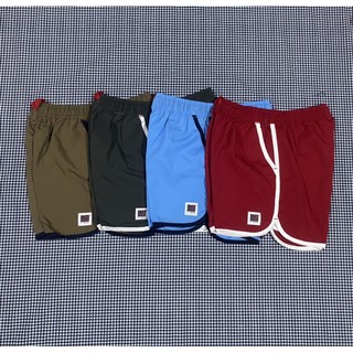 Size M !กางเกงขาสั้น ขาเว้า เอวยางยืด (ผ้าไม่ยืด)มีกระเป๋าด้านข้าง เอว 26-34”สะโพก 37”