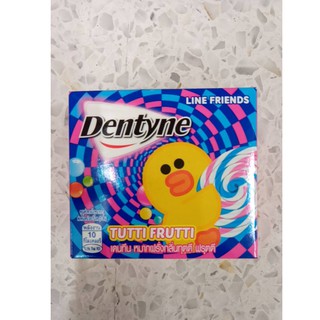 ✨ขายดี✨ เดนทีน หมากฝรั่งกลิ่นทุตตี ฟรุตตี 3กรัม x 6 ซอง Dentyne Chewing Gum, Nutty Fruit Flavor 3 gx 6 sachets