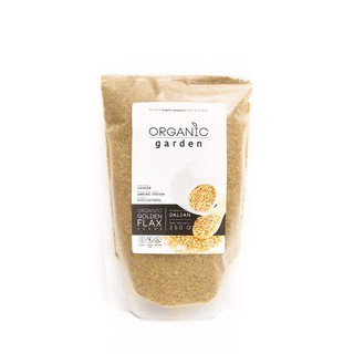 Organic Garden เมล็ดแฟลกซ์ สีทองบด Ground Golden Flax (250gm)