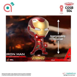 Cosbaby Iron Man Mark L (Size M) Bobble-Head โมเดล ฟิกเกอร์ ไอรอน แมน ตุ๊กตา from Hot Toys