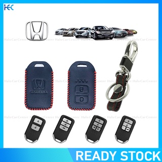 【Ready Stock】100% Genuine Leather Key Cover For Honda City HRV BRV JAZZ CRV ACCORD CIVIC
