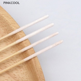 Pinkcool 30/60 ชิ้น แปรงสําลี แบบใช้แล้วทิ้ง ยาวขึ้น ไม่เป็นขุย แปรงไมโคร แปรงไม้ ผ้าฝ้าย