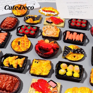 【 Cute Deco 】ขนมปังจําลอง Sashimi (12 แบบ) เนื้อม้วน / ขนมปังมะพร้าว / ครัวซองต์ Charm ปุ่ม Crocs / น่ารัก Jibbitz Croc รองเท้า DIY / วัสดุเรซิน Charm สําหรับ DIY