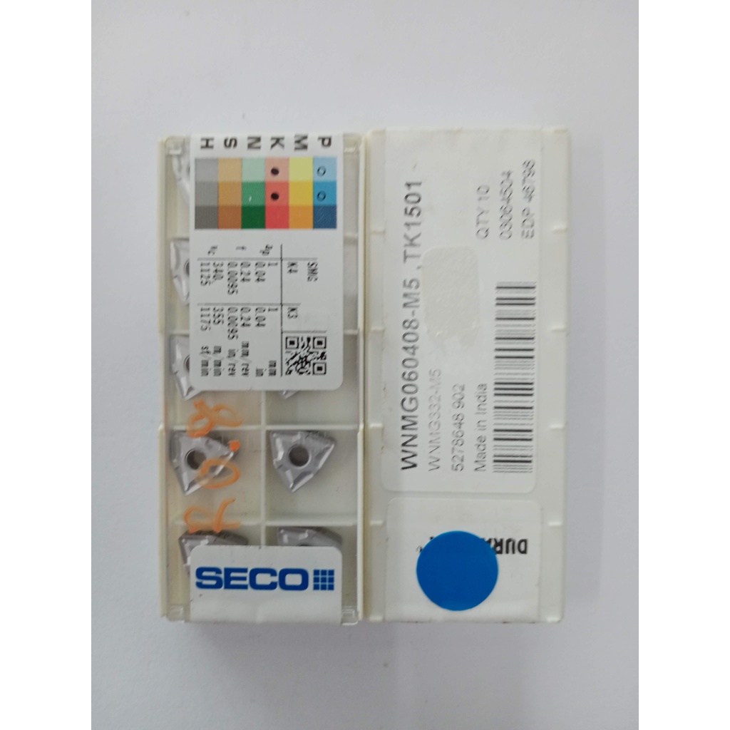 SECO WNMG060408-M5,TK1501 Carbide Insert อินเสิร์ท คาร์ไบด์ สินค้าลดราคา มีจำนวนจำกัด ของแท้100%