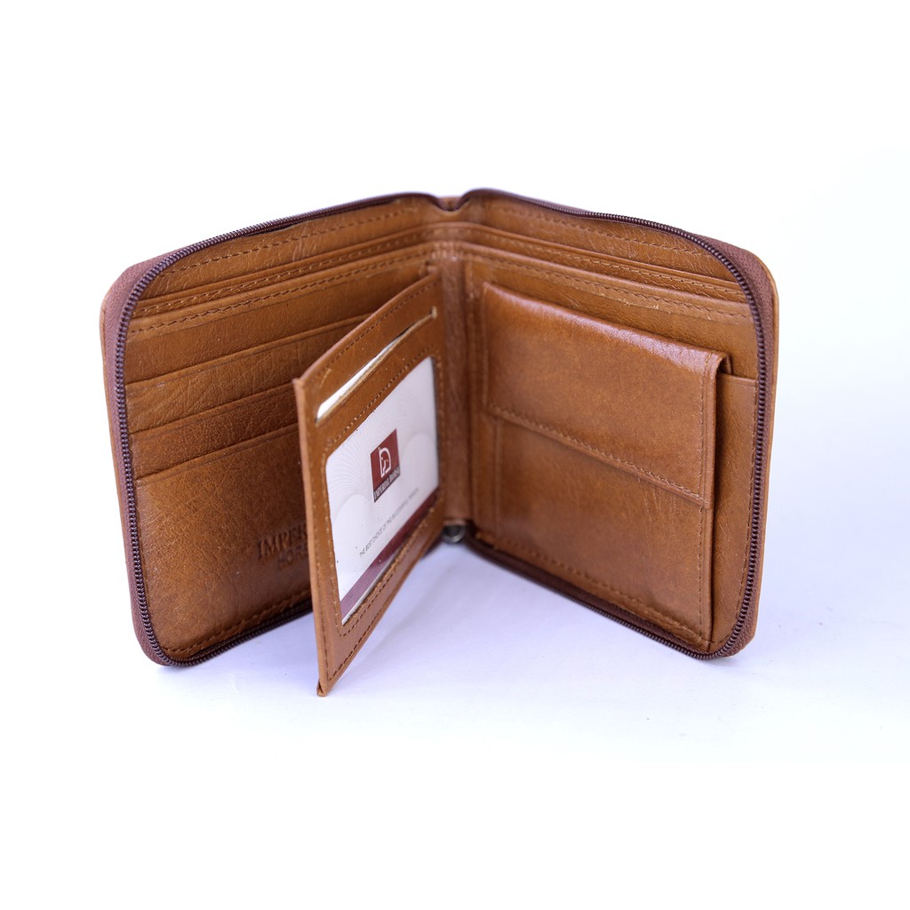 กระเป๋าสตางค์หนังแท้ ถูกที่สุด ขายส่ง ขายปลีก กระเป๋าใบสั่น ซิปรอบ หนังวัว - รูปที่ 4