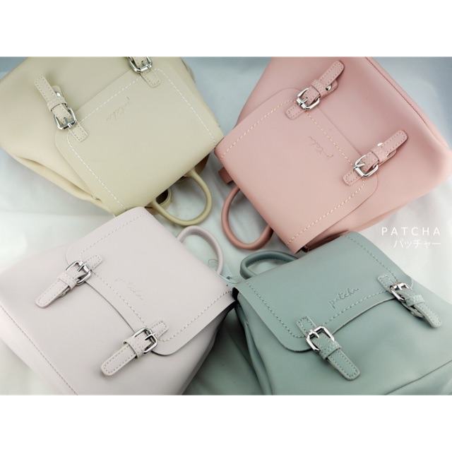 ใหม่! กระเป๋าเป้ แฟชั่น สไตล์เกาหลี มินิมอล รุ่น candy by Patcha