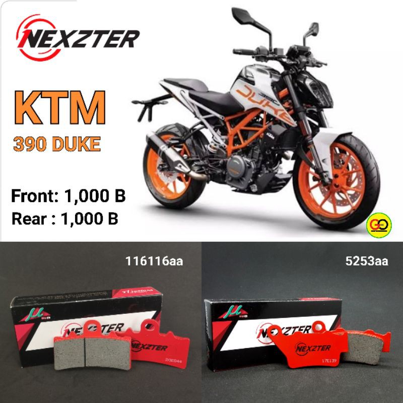 ผ้าเบรค NEXZTER​ KTM DUKE 200-390