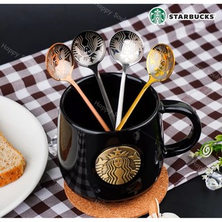 ช้อนStarbucks ช้อน ช้อนชา ช้อนชงกาแฟ ช้อนเล็ก ช้อนกาแฟสแตนเลส ขนาดยาว 15 cm