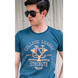 เสื้อยืด  Airborne CLASSIC VINTAGE  College League T-SHIRT ผ้า SupremeSoft