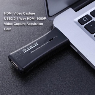 HDMI Video Capture Card USB2.0 HD 1 Way HDMI 1080P  Video Capture Acquisition Card