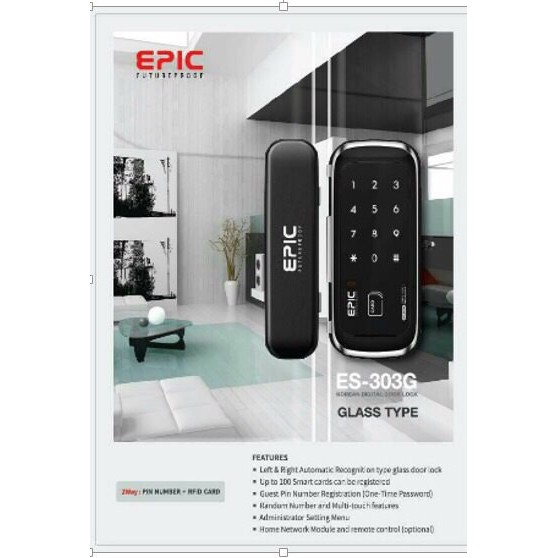 Digital Door Lock EPIC Es-303G