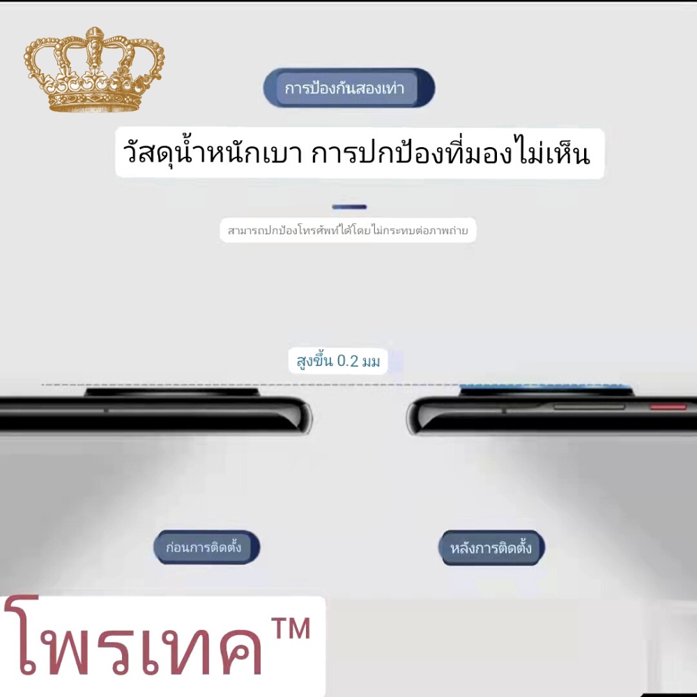 ฟิล์มเลนส์กล้อง IP 17 17PROMAX 16PRO 16 15promax 15plus 15 15PRO 14 pro max 14 PLUS 13 13pro 13 13 mini 12 pro 11 - รูปที่ 7