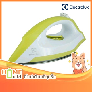 ELECTROLUX เตารีดแห้ง 1300 วัตต์ หน้าเตารีดเคลือบสารกันติด รุ่น EDI1014 (16376)