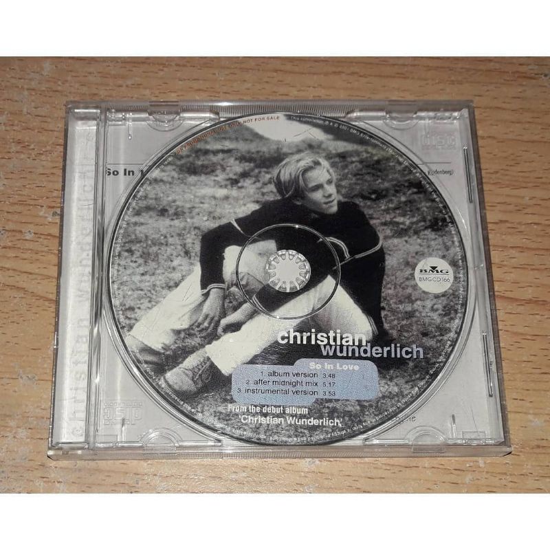 Christian Wunderlich ซีดี Promo CD Single So In Love