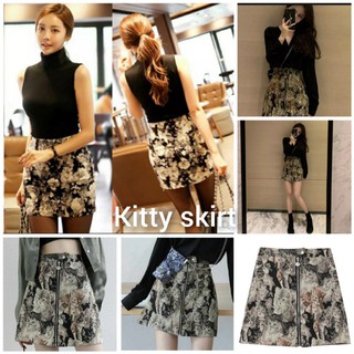 Classic kitty🐱skirt🇰🇷กระโปร่งสั้น