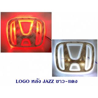 LOGO หลัง HONDA JAZZ เก่า 2007 ขาว-แดง มีไฟ