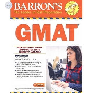 BARRON’S GMAT (2ED) หนังสือภาษาอังกฤษ💥หนังสือใหม่ มือ1