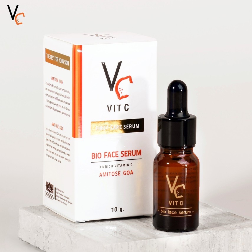 พร้อมส่ง/ของแท้ เซรั่มวิตตามินซี ไบโอเฟส VC Vit C Bio Face Serum เซรั่มน้องฉัตร เซรั่มวิตซีน้องฉัตร 