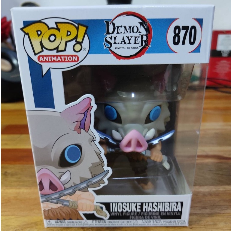 Funko Pop - Inosuke Hashibira #870 จาก Demon Slayer ของแท้ พร้อมส่ง