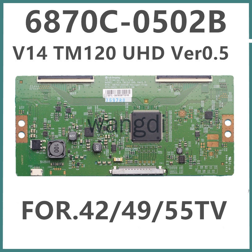 Tcon Board 6870C-0502B V14 TM120 UHD Ver0.5 42 49 55 บอร์ดทีวีสําหรับ LG ...etc. บอร์ดลอจิก T-con 68