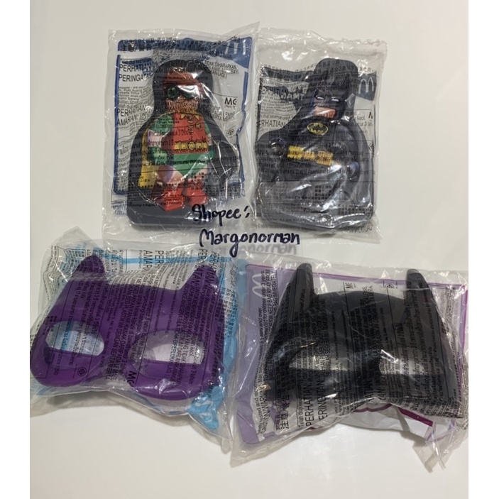 ❤️ราคานี้ได้ทั้ง4ตัว❤️Mcdonald Happy meal Mcdonald’s แฮปปี้มีล แมคโดนัลด์ batman