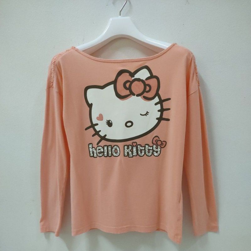 Hello Kitty แท้ เสื้อ อก32-34นิ้ว