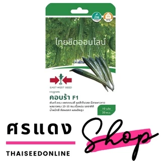 GGEW เมล็ดพันธุ์ซฟ บวบงูลูกผสมคอบร้า 10เมล็ด ตราศรแดง บวบคอบรา