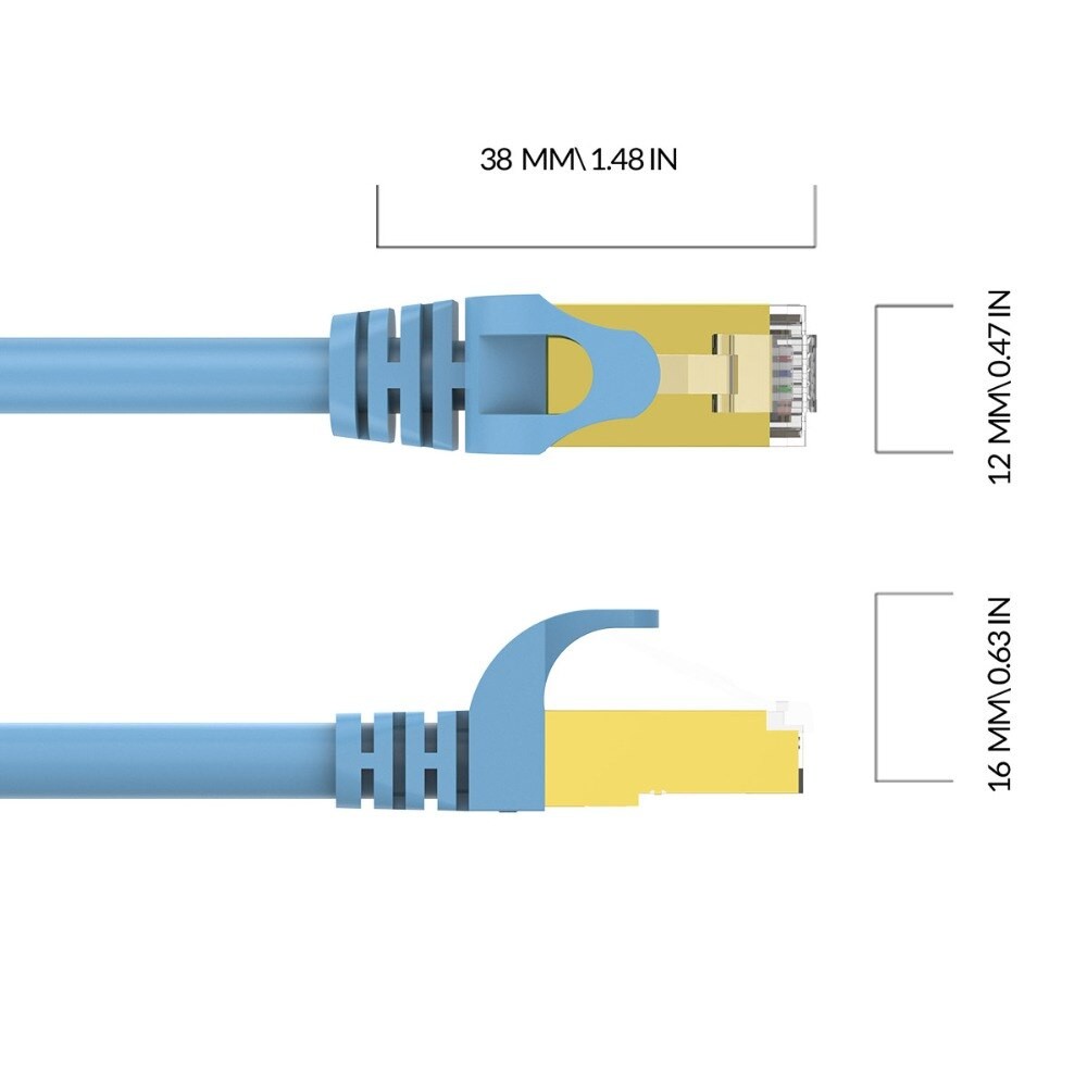 สายแลน Cat 6 สายกลม 1m 2m 3m 5m 8m 15m 30m Ethernet Cable Cat6 Lan Cable FTP CAT6 RJ45 Network Cable Router Cable ราคา ถูกที่สุด ดีลบีเคเค แกลเลอรีภาพที่ 4
