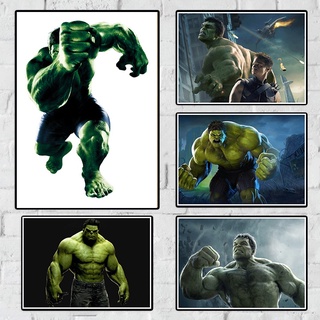 สติกเกอร์โปสเตอร์ Violent Hulk สําหรับตกแต่งผนังห้องนอนเด็ก ห้องนั่งเล่น