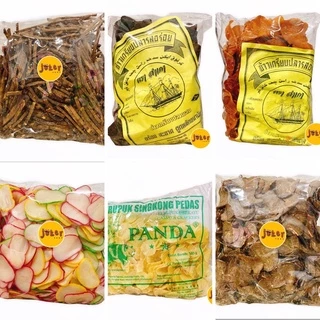 ข้าวเกรียบดิบปัตตานี เกรดA น้ำหนัก 250/500/1000 กรัม(มีราคาส่ง) ปลาดำ,ปลารสกุ้ง,ปู,ดอกไม้,สายรุ้ง,เส้นปลา,สายรุ้ง