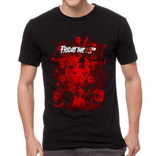 เสื้อยืดครอปเสื้อยืด พิมพ์ลาย Friday The 13thS-5XL