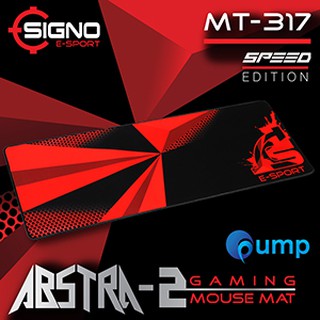 SIGNO แผ่นรองเมาส์ MT-317 E-Sport ABSTRA Gaming Mouse Mat (SPEED Edition)