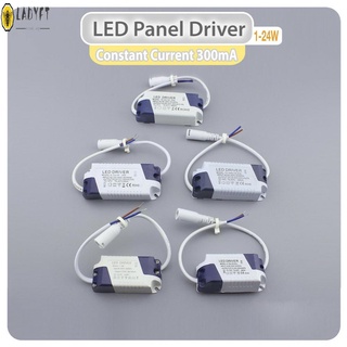 E~LA~LED Panel Driver 300mA Constant Current 3W 6W 12W 18W 24W DC LED Power Supply Lighting Parts